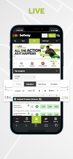 Betway Sports Betting & Casino Screen 2