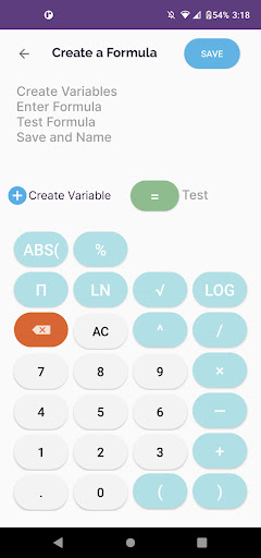 Android application MyCalc screenshort