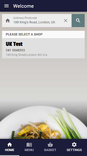 Android application Kingfood UK screenshort