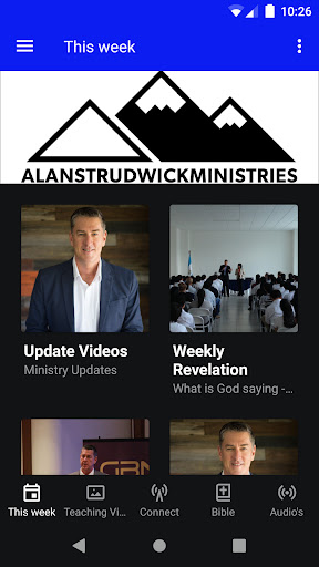 Android application Alan Strudwick Ministries screenshort