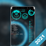 Cover Image of Download Futuristic Launcher -- Aris Hacker Theme 3.8.8 APK