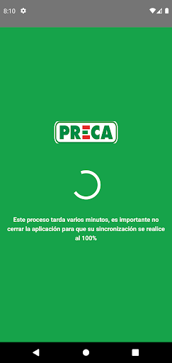 Android application Fuerza de Ventas Preca screenshort