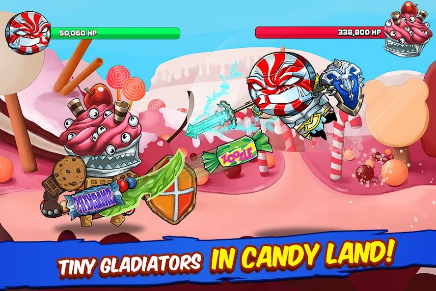 Tiny Gladiators 2.4.4 APK + Мод (Unlimited money) за Android