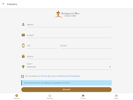 Assembleia de Deus do Calvário Screenshot