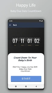 Baby Due Date Countdown Widget