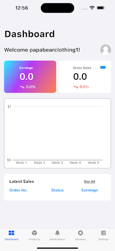 Android application 876 POS screenshort