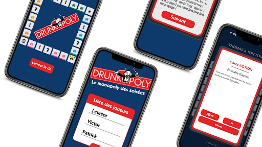 Android application Drunkopoly - Jeu à boire screenshort