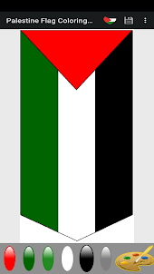 PALESTINE Flag Coloring Book