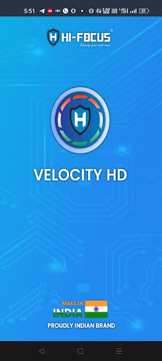 Android application Velocity HD screenshort