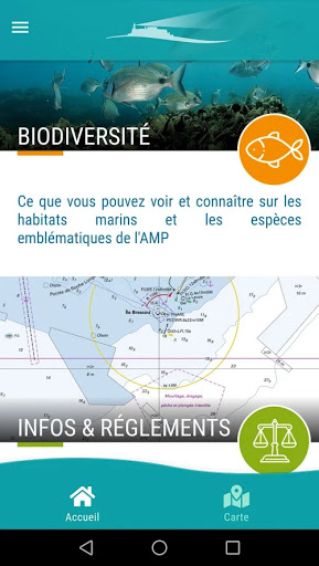 Android application AMP - Agde screenshort