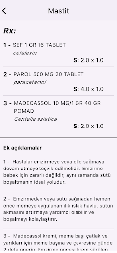 MonoBase - Reçete şablonları Screen 2