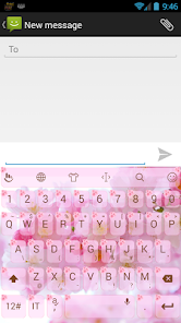 Keyboard Theme ValentineCherry  screenshots 1
