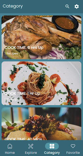 Dinner Time Recipes Screen 3