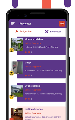 Android application Fagfolk screenshort