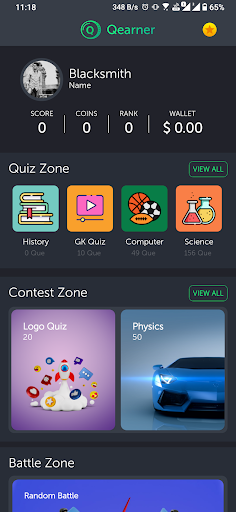 Android application CBSEQuiz - The GK app screenshort