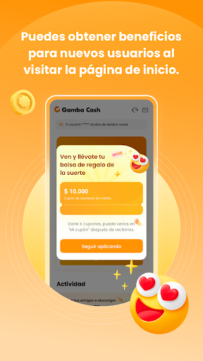 Gamba Cash - Préstamo en Línea Screenshot 1 - AppWisp.com