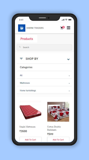 Android application Revivel Mattress screenshort