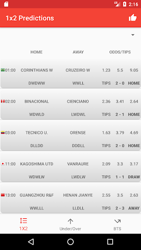 Android application Daily Betting Predictions screenshort