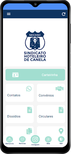 Android application SINDICATO HOTELEIRO DE CANELA screenshort