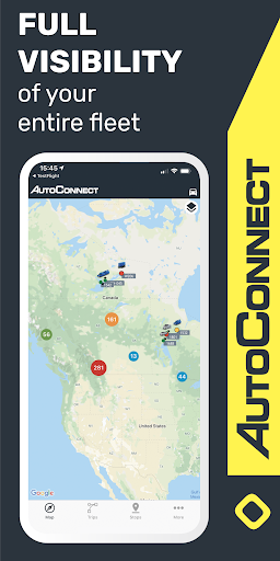 Android application AutoConnect Fleet screenshort