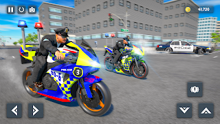 Police Bike Stunt Race Game - Screenshot 3