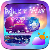 Milky Way Weather Widget Theme icon