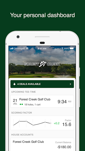 Android application Forest Creek Golf Club screenshort