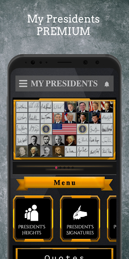 Android application My Presidents Premium screenshort