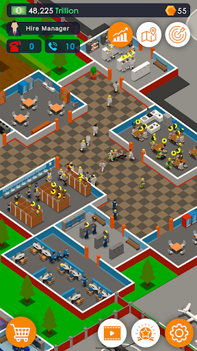 Android application Idle Emergency Station Tycoon screenshort