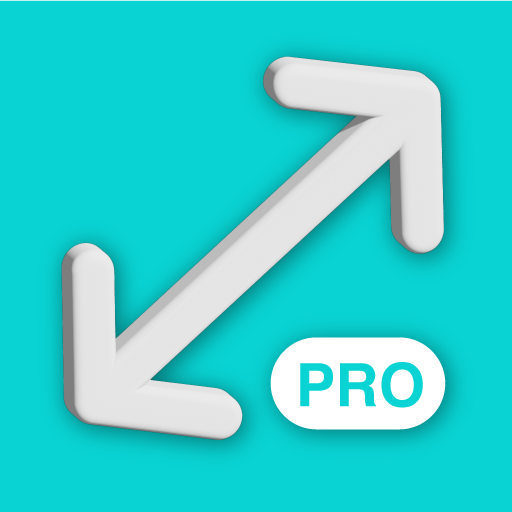 simple photo Measure Dimension logo