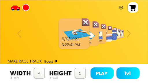 Android application Make Race Track screenshort