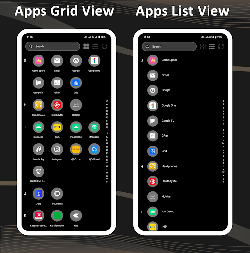 Screenshot of Nil Launcher - Theme, Folder