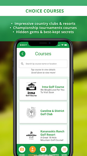 Golf Pass Mobile Screen 3