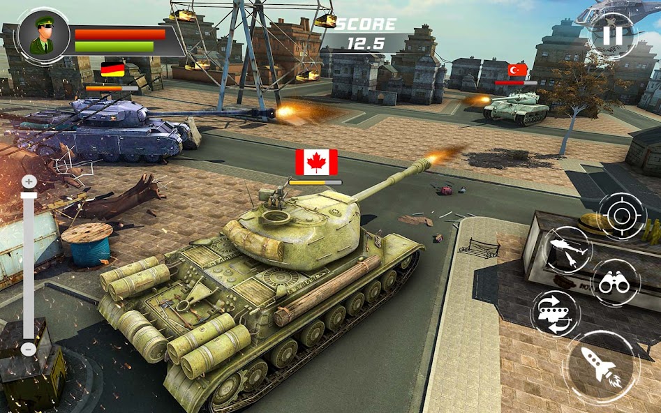 Captura de Pantalla 2 Battle of Tank Game: War Games android