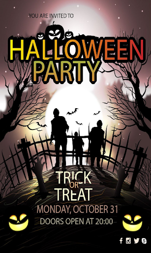 Halloween Party Invitation Screenshot 1 - AppWisp.com
