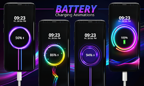 Battery Charging Animations 4K