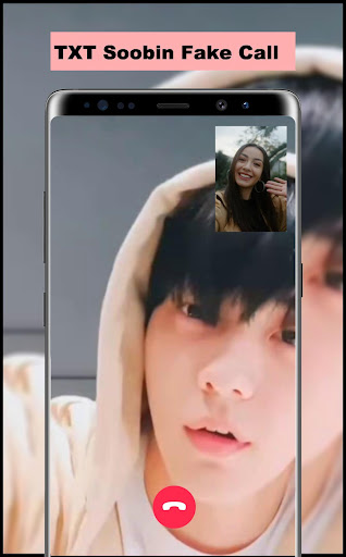 TXT Soobin Fake Call Screen 2