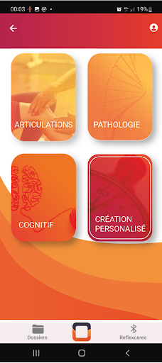 Android application Reflexcare screenshort