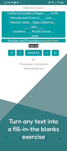 Android application Anglonaut screenshort