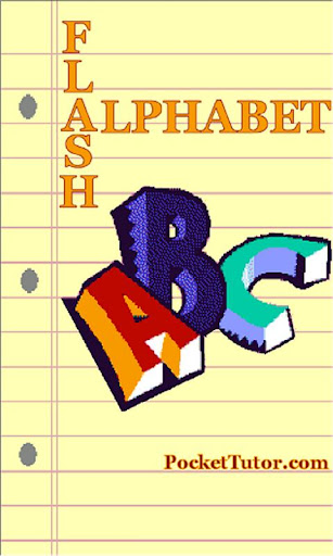 Android application Flash Alphabet screenshort
