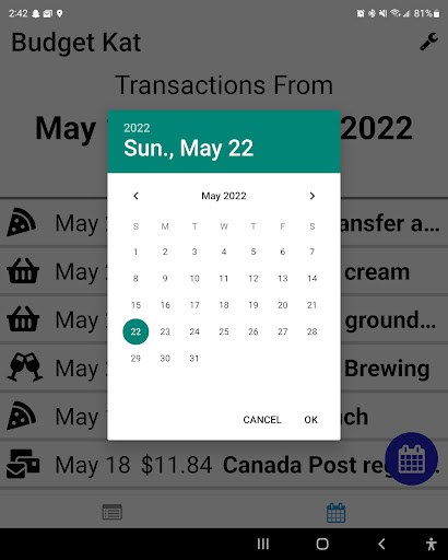 Budget Kat Screen 3