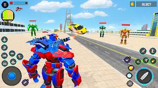 Robot Transform War Car Games - Screenshot 2