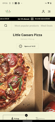 Android application Little Caesar's Pizza Belfast screenshort