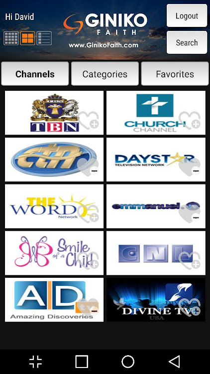 Giniko Faith TV for Android TV - 1.4 - (Android)