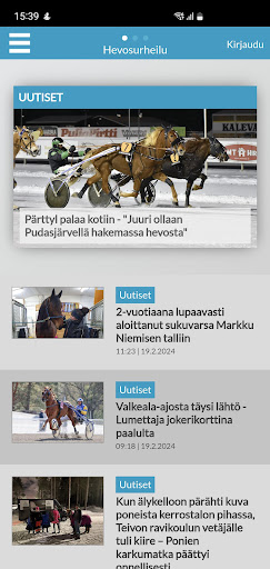 Hevosurheilu Screen 2