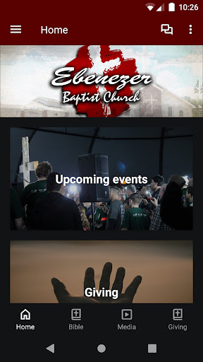 Android application Ebenezer Baptist Church Logan screenshort