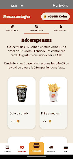 My Burger King BE & LUX Screen 2