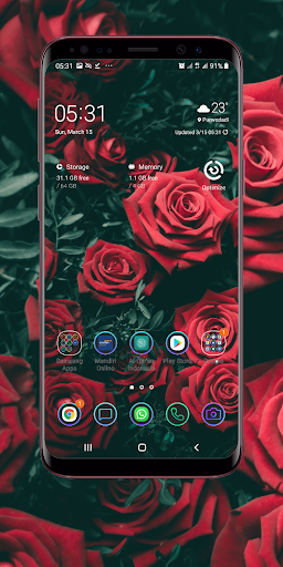 Red Rose Wallpaper Screen 3