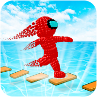 Sandman Shortcut Race: Pixel 3d Man Run Game