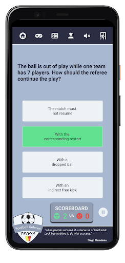 Football Referee Trivia -basic Screen 3